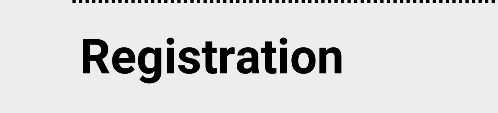 Registration / Revision